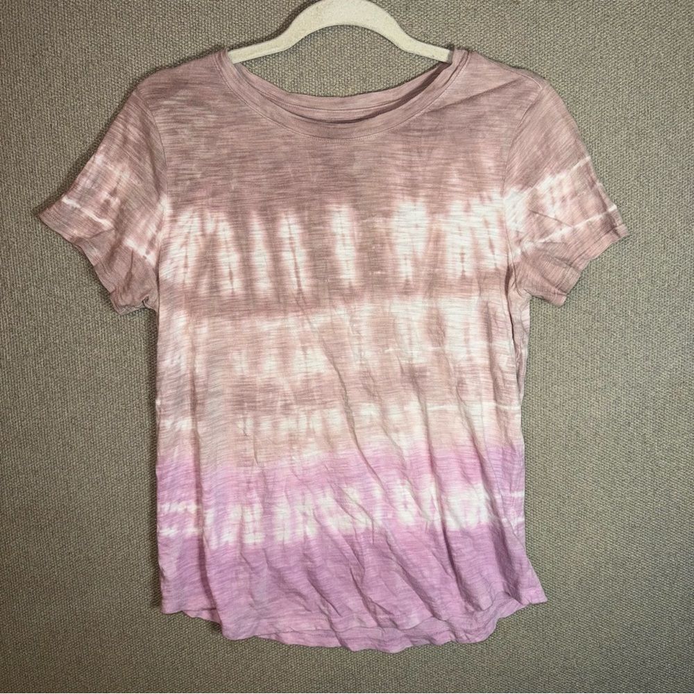 Old Navy size small Women's Short Sleeve Tie-Dye Top - Pink and Purple